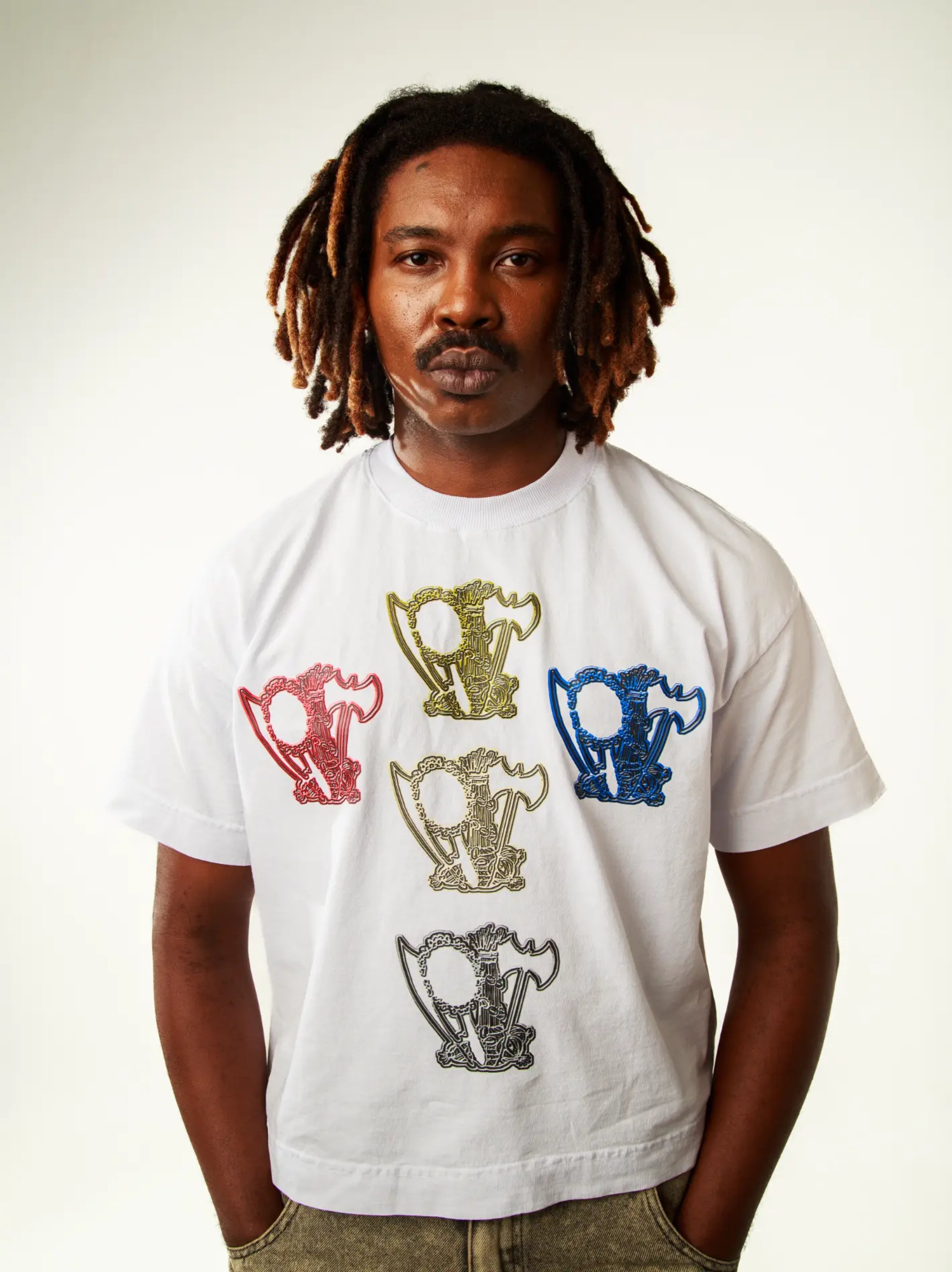 Camiseta Boxy Minha Fé Mais Forte