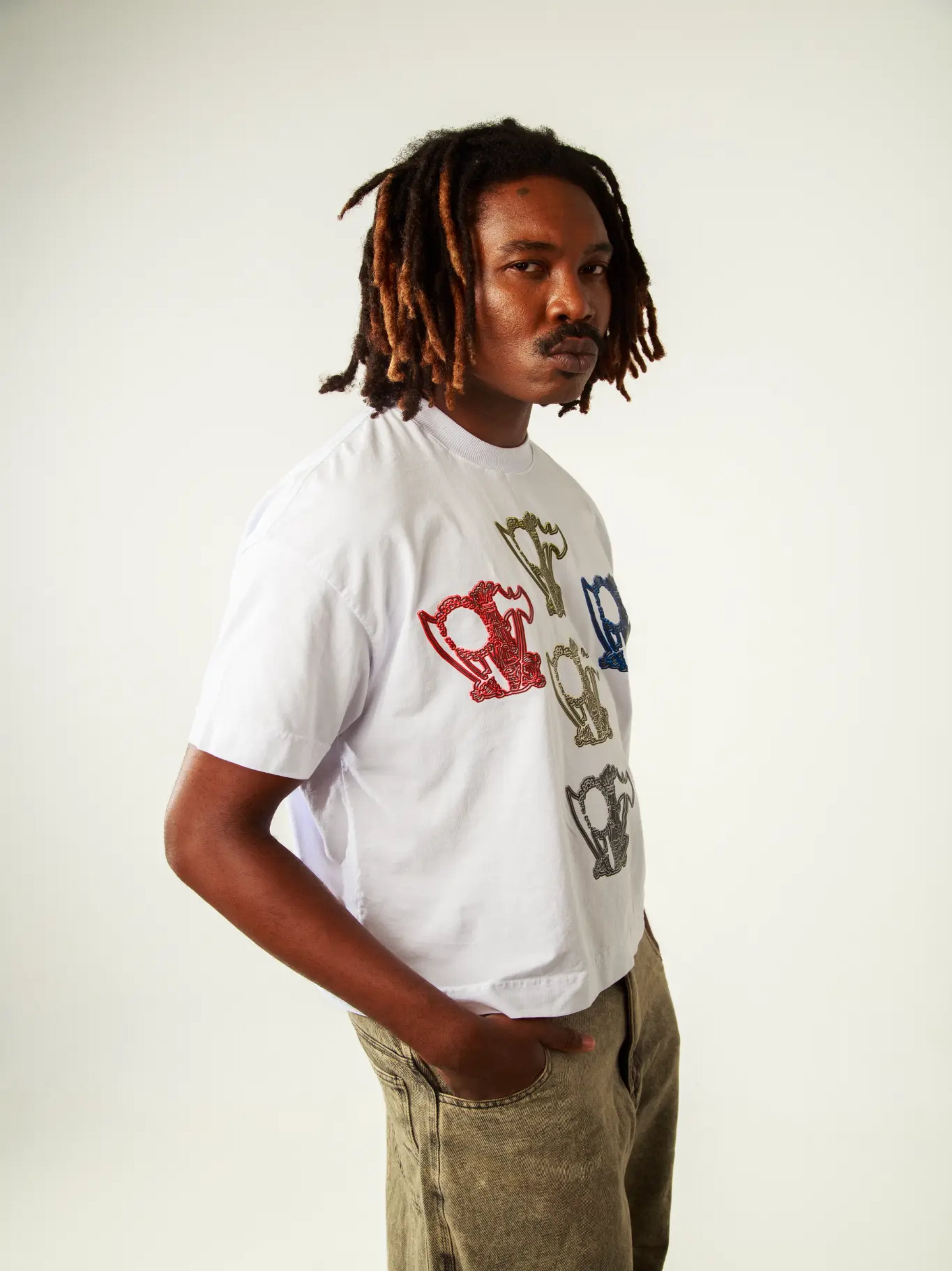 Camiseta Boxy Minha Fé Mais Forte