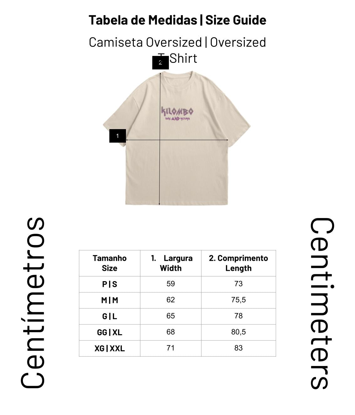 Camiseta Oversized Colored Only