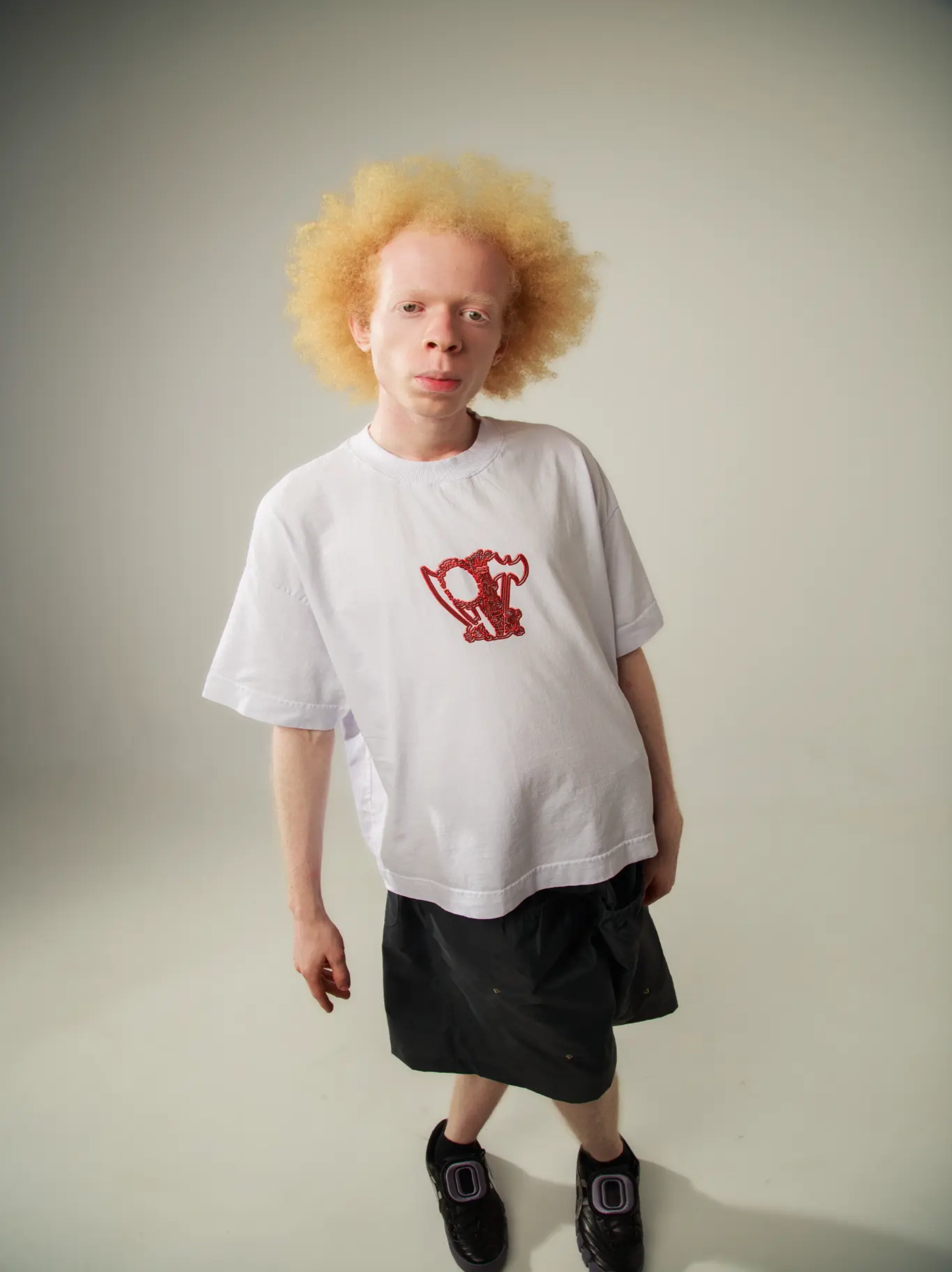 Camiseta Boxy Minha Fé É Forte - Vermelha