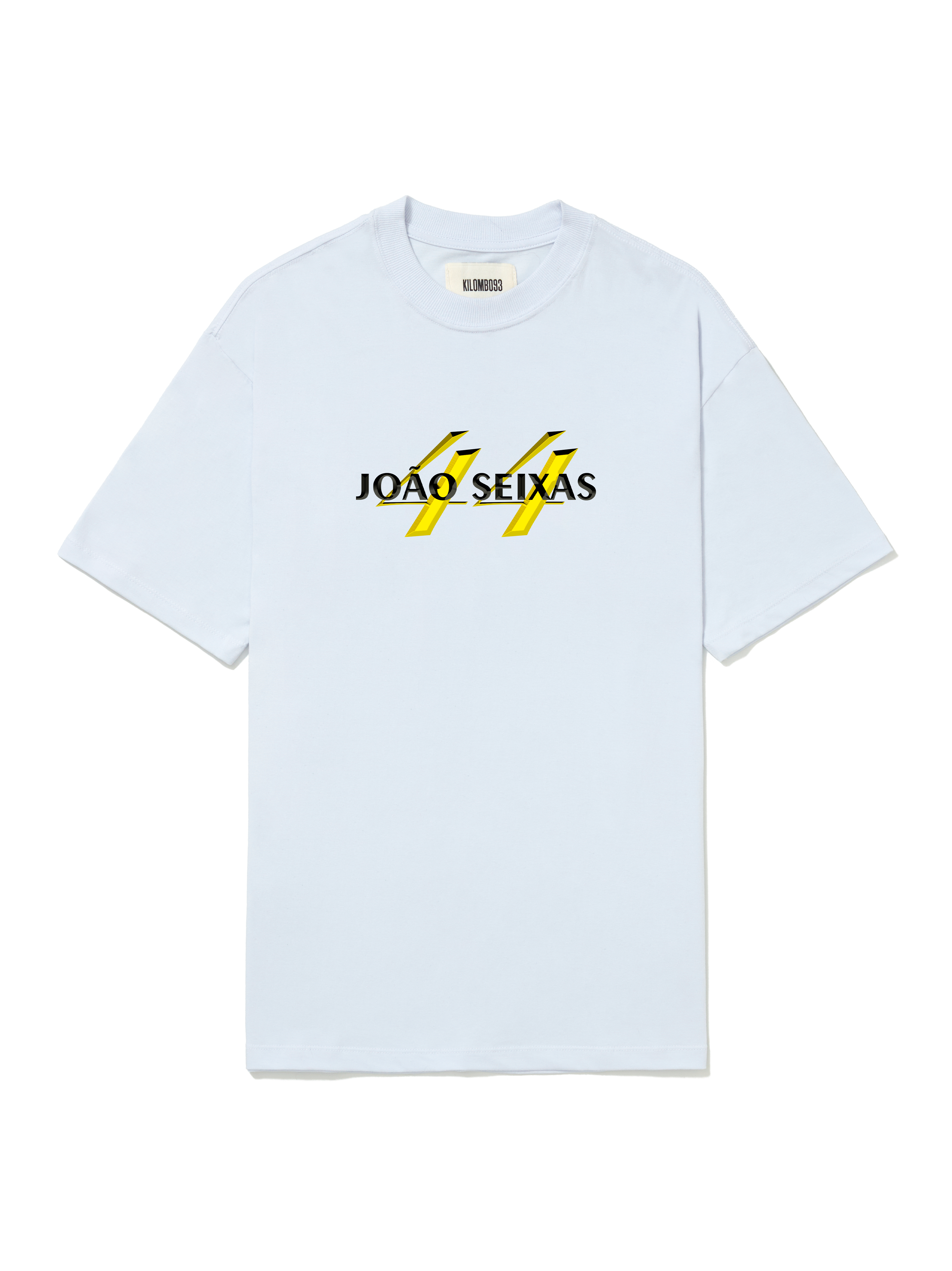 Camiseta Branca Poder Em Movimento - Kilombo 93 & João Seixas