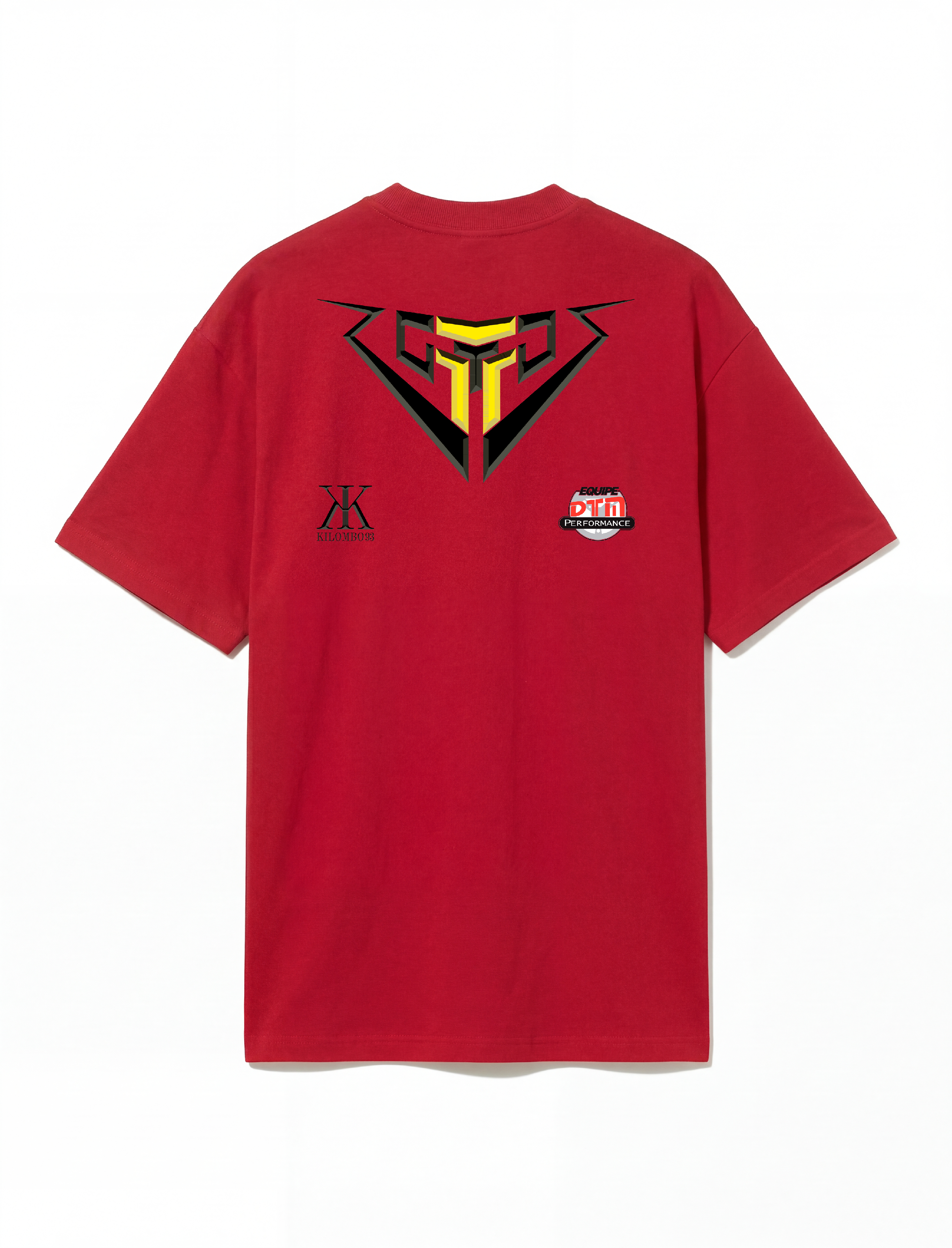 Camiseta Vermelha Poder Em Movimento - Kilombo 93 & João Seixas