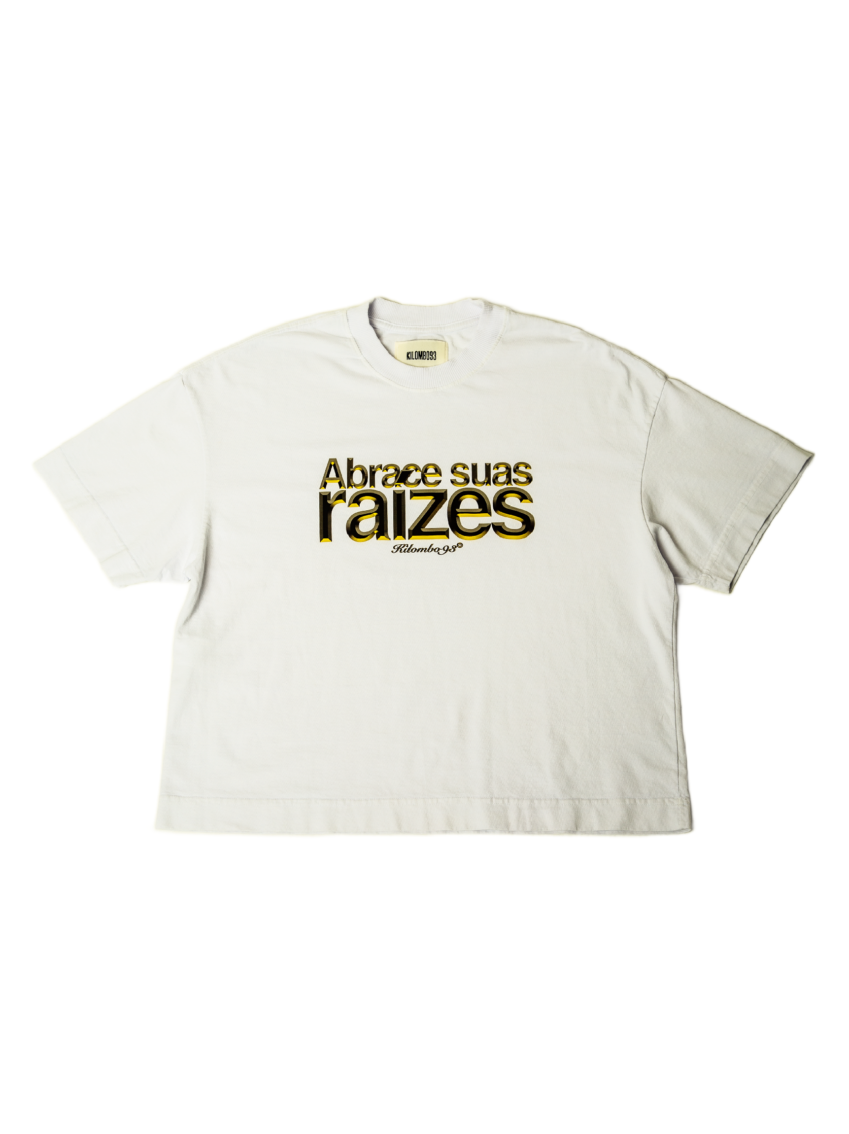 Camiseta Boxy Abrace Suas Raízes